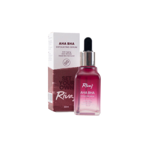 Rivaj AHA + BHA Exfoliating Face Serum 30ml - Image 2