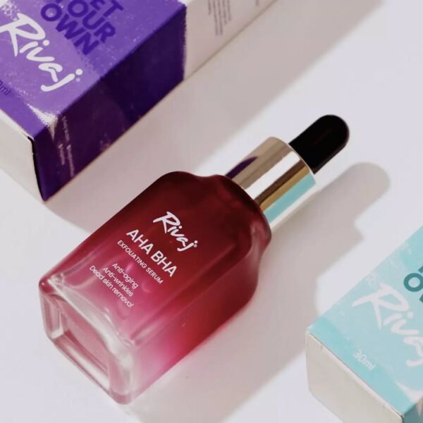 Rivaj AHA + BHA Exfoliating Face Serum 30ml - Image 3
