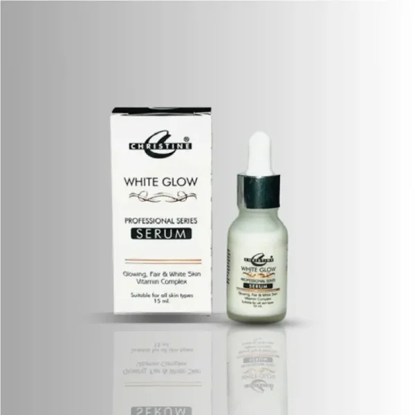 Christine White Glow Serum – Professional Series – Vitamin Complex B6 + E – 15ml - Image 2