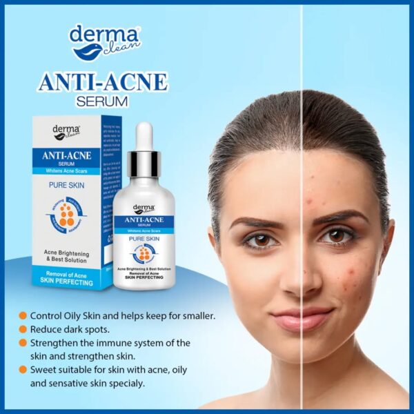 Derma Clean Anti Acne and Whitening Acne Serum 30ml - Image 5