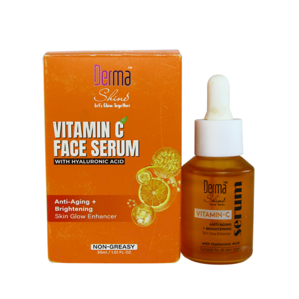 Derma Shine Vitamin C Face Serum With Hyaluronic Acid 30ml - Image 4