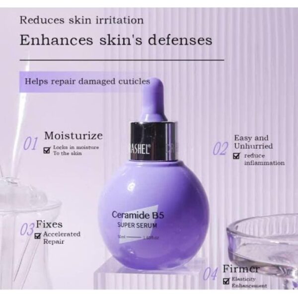 Dr Rashel Ceramide B5 Super Serum – 5% Panthenol | Perfect Repair Hydration Formula – 50ml - Image 2