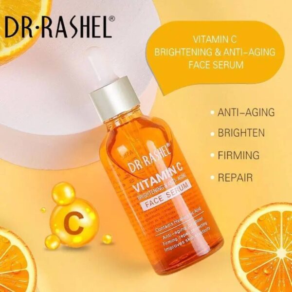 Dr Rashel Vitamin C Brightening & Anti-Aging Serum Combo – Face + Eye – 30ml - Image 27