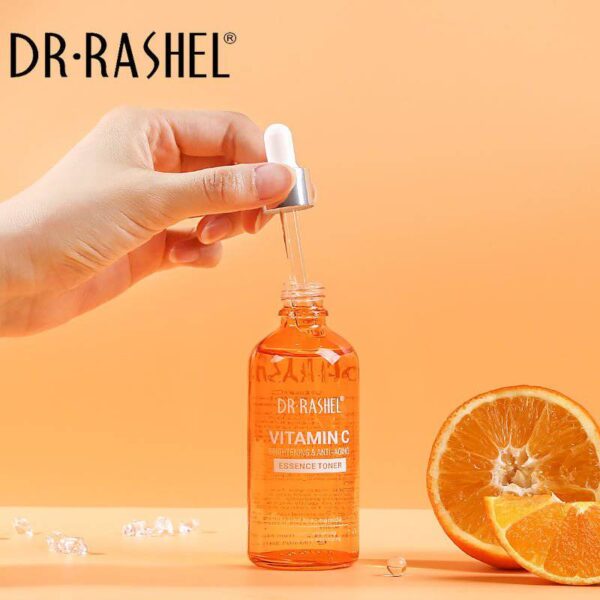 Dr Rashel Vitamin C Brightening & Anti-Aging Serum Combo – Face + Eye – 30ml - Image 12
