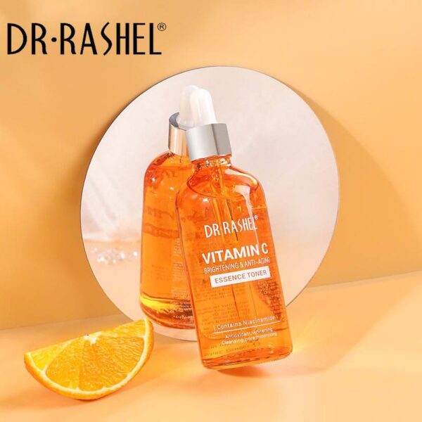 Dr Rashel Vitamin C Brightening & Anti-Aging Serum Combo – Face + Eye – 30ml - Image 11