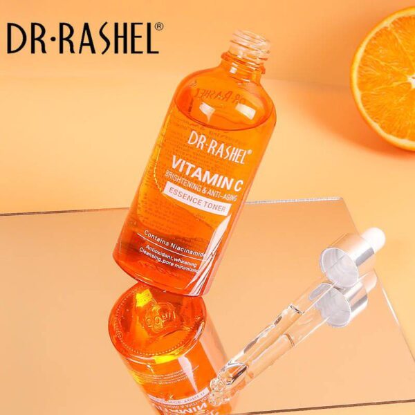 Dr Rashel Vitamin C Brightening & Anti-Aging Serum Combo – Face + Eye – 30ml - Image 9