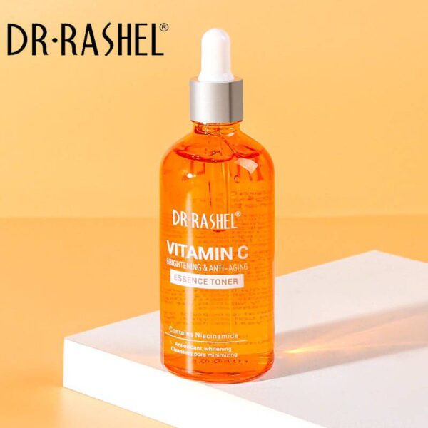 Dr Rashel Vitamin C Brightening & Anti-Aging Serum Combo – Face + Eye – 30ml - Image 7