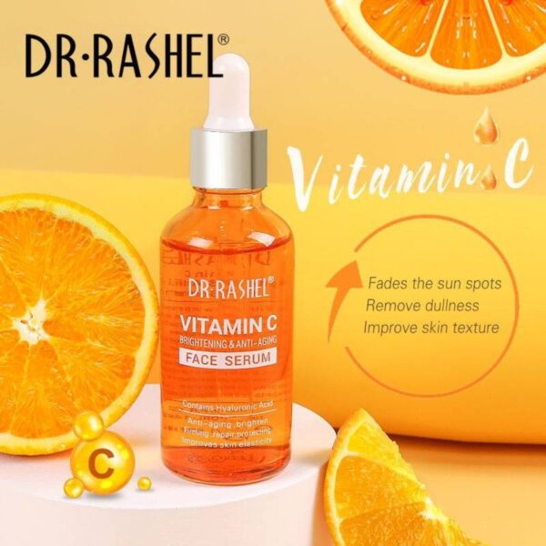 Dr Rashel Vitamin C Brightening & Anti-Aging Serum Combo – Face + Eye – 30ml - Image 24