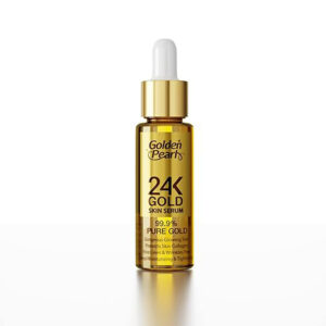 Golden Pearl 24K Gold Skin Serum – 99.9% Pure Gold with Vitamin E & B3 – 30ml