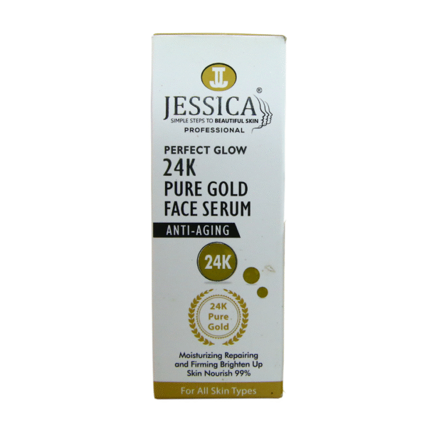 Jessica Perfect Glow 24K Pure Gold Anti-Aging Face Serum – 30ml - Image 3
