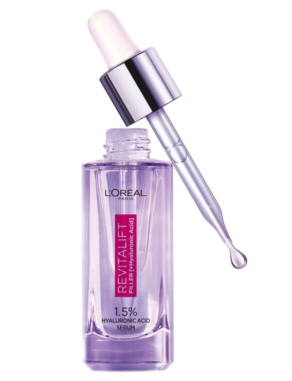 L'Oréal Paris Revitalift Filler 1.5% Hyaluronic Acid Plumping Serum – 30ml - Image 16