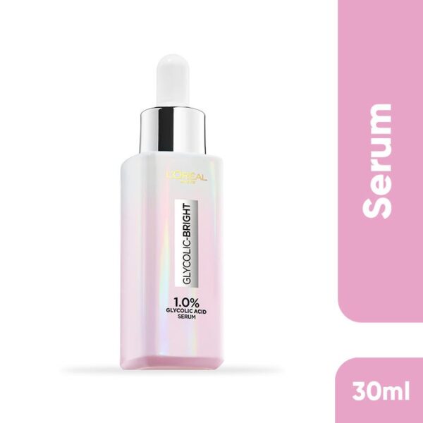 Loreal Paris - Glycolic Bright Instant Glowing Face Serum - 30ml - Image 2