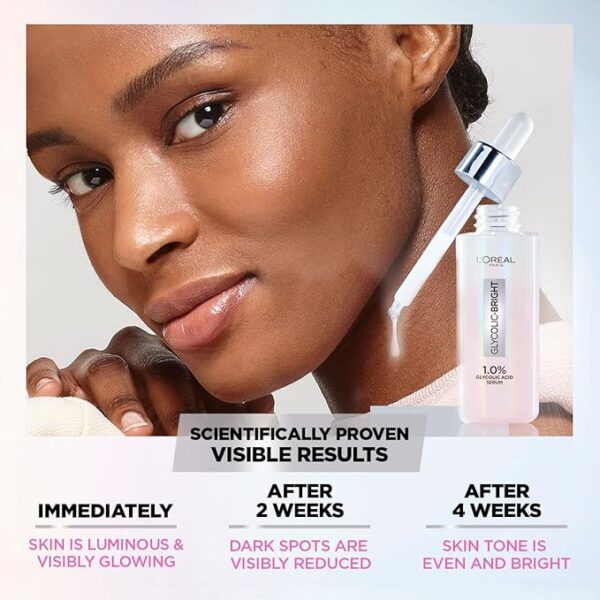 Loreal Paris - Glycolic Bright Instant Glowing Face Serum - 30ml - Image 9