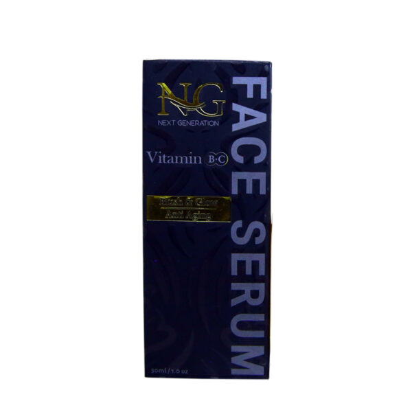 NG (Next Generation) Face Serum – Vitamin B+C  Blush & Glow Anti-Aging Formula – 30ml - Image 4
