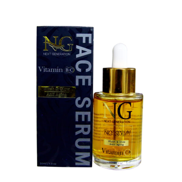 NG (Next Generation) Face Serum – Vitamin B+C  Blush & Glow Anti-Aging Formula – 30ml - Image 2