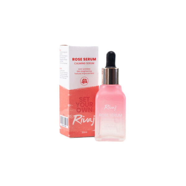 Rivaj Rose Calming Face Serum 30ml - Image 3