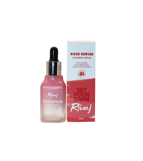 Rivaj Rose Calming Face Serum 30ml - Image 2