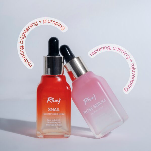 Rivaj Rose Calming Face Serum 30ml - Image 4