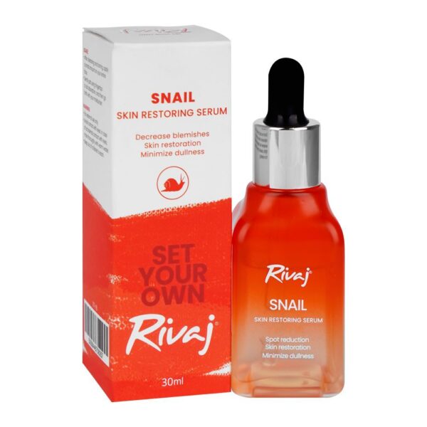 Rivaj Snail Skin Restoring Face Serum 30ml - Image 3