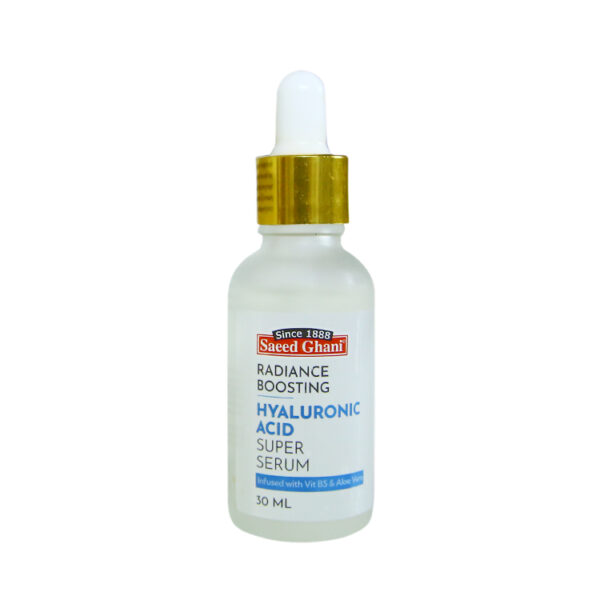 Saeed Ghani Hyaluronic Acid Super Serum – Radiance Boosting with Vitamin B5 & Aloe Vera – 30ml