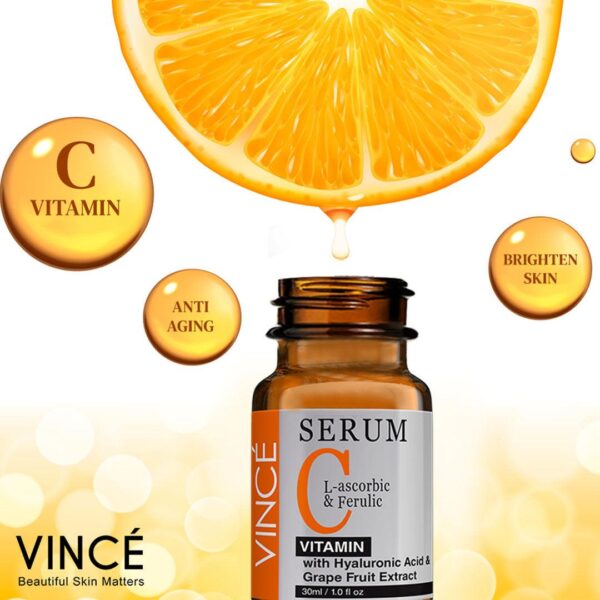 Vince Vitamin C Serum L-ascorbic & Ferulic 30ml - Image 16