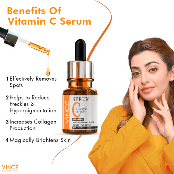 Vince Vitamin C Serum L-ascorbic & Ferulic 30ml - Image 12