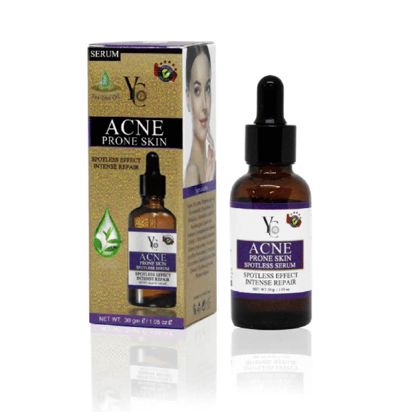 YC Acne Spotless Serum – Intense Repair & Spotless Effect – 30ml - Image 4