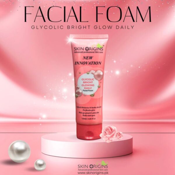 Skin Origins Pearl Facial Foam 120ml – Whitening & Moisturizing Cleanser for Dark Spot Reduction - Image 5