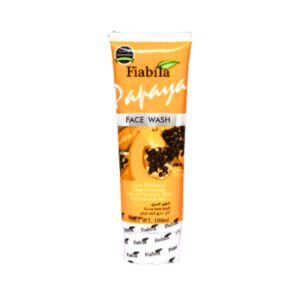 Fiabila Papaya Face Wash 100ml – Whitening & Deep Cleansing for Dull Skin
