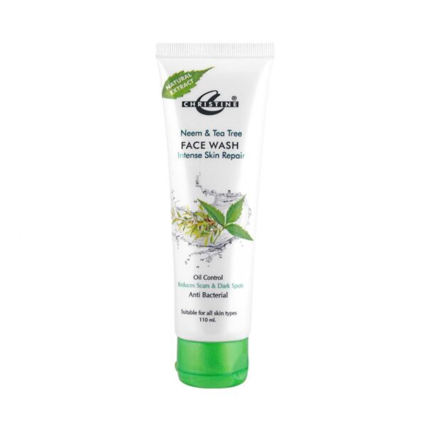 Christine Neem & Tea Tree Face Wash 110ml – Anti-Bacterial Oil Control & Skin Repair - Image 5