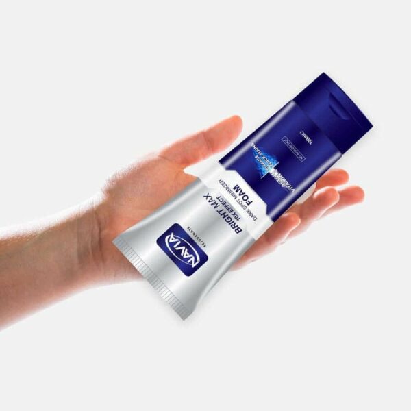 Navia Bright Max 10X Effect Foam – Dark Spot Minimizer Face Wash with Vitamin C (100ml) - Image 4