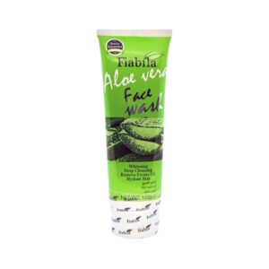 Fiabila Aloe Vera Face Wash 100ml – Whitening, Deep Cleansing & Oil Control for All Skin Types