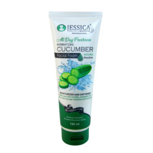 Jessica Hydrating Cucumber Facial Foam 125ml – Moisturizing & Refreshing Cleanser for All Skin Types
