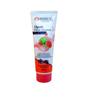 Jessica Organic Pink Guava Facial Foam 125ml – Cleanse, Brighten & Hydrate for Glowing Skin