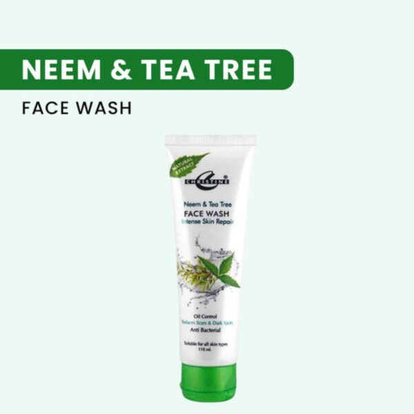 Christine Neem & Tea Tree Face Wash 110ml – Anti-Bacterial Oil Control & Skin Repair - Image 4