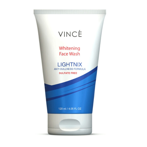 Vince Lightnix Whitening Face Wash 120ml – Sulfate-Free Anti-Dullness Cleanser for Radiant Skin - Image 6