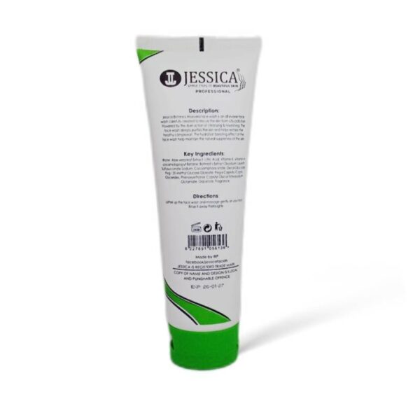 Jessica Hydrating Facial Foam 125ml – Aloe Vera & Vitamin B5 for Sensitive Skin & Oil Control - Image 2