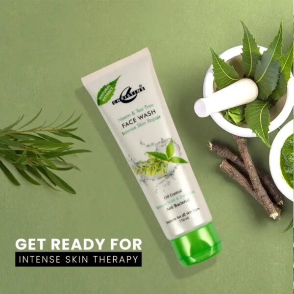 Christine Neem & Tea Tree Face Wash 110ml – Anti-Bacterial Oil Control & Skin Repair - Image 7