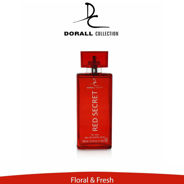 Dorall Collection Red Secret Eau de Toilette Spray for Men – Bold & Long-Lasting Scent (100ml) - Image 3