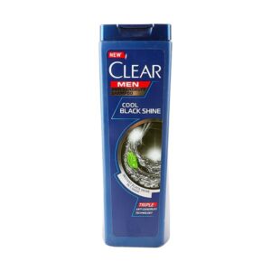 CLEAR Men Anti-Dandruff Shampoo – Cool Black Shine with Triple Technology – 185ml