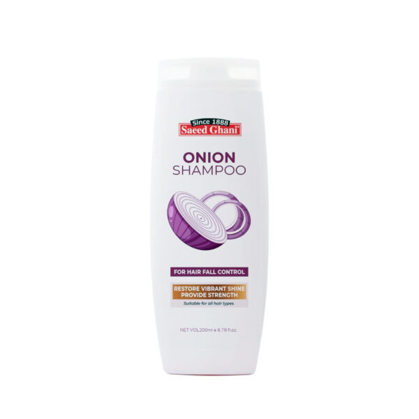 Saeed Ghani Onion Shampoo – Hair Fall Control & Strengthening – 200ml
