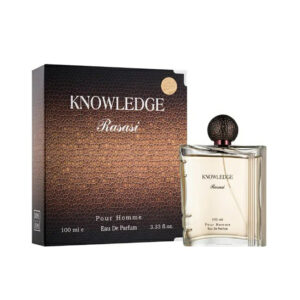 Rasasi Knowledge Pour Homme Eau de Parfume – Bold, Elegant Fragrance for Men (100ml)