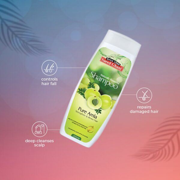 Saeed Ghani Pure Amla Shampoo – Strengthen & Revive Hair – 200ml - Image 5