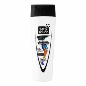 Set & Touch Rich Black Shine Shampoo + Conditioner – Golden Pearl – 185ml