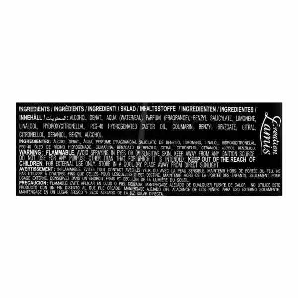 Creation Lamis Pure Black Perfume for Men 100ml – Intense, Long Lasting Fragrance - Image 10