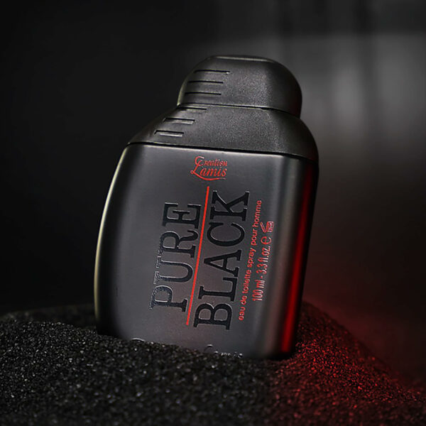 Creation Lamis Pure Black Perfume for Men 100ml – Intense, Long Lasting Fragrance - Image 3