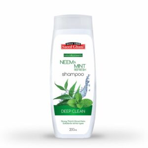 Saeed Ghani Neem & Mint Refresh Shampoo – Deep Clean, Strong & Thick Hair – 200ml