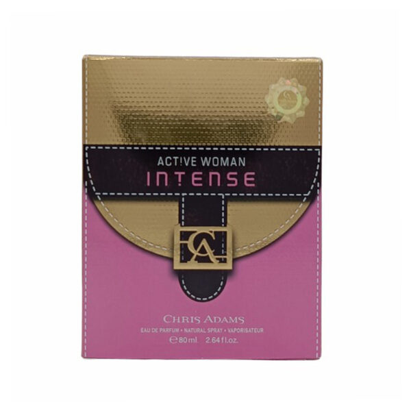 Chris Adams Active Woman Intense Perfume 80ml – Elegant Long-Lasting Scent for Women - Image 5
