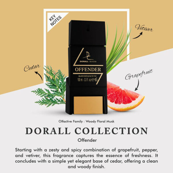 Dorall Collection Offender Perfume for Men 100ml – Bold & Masculine Eau de Toilette - Image 3