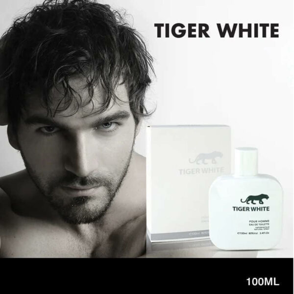 Tiger White Eau de Toilette 100ml – Bold Fragrance for Men - Image 3